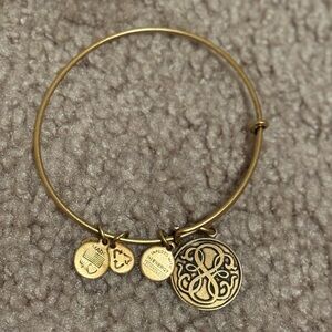 Alex and Ani Gold Charm Bracelet